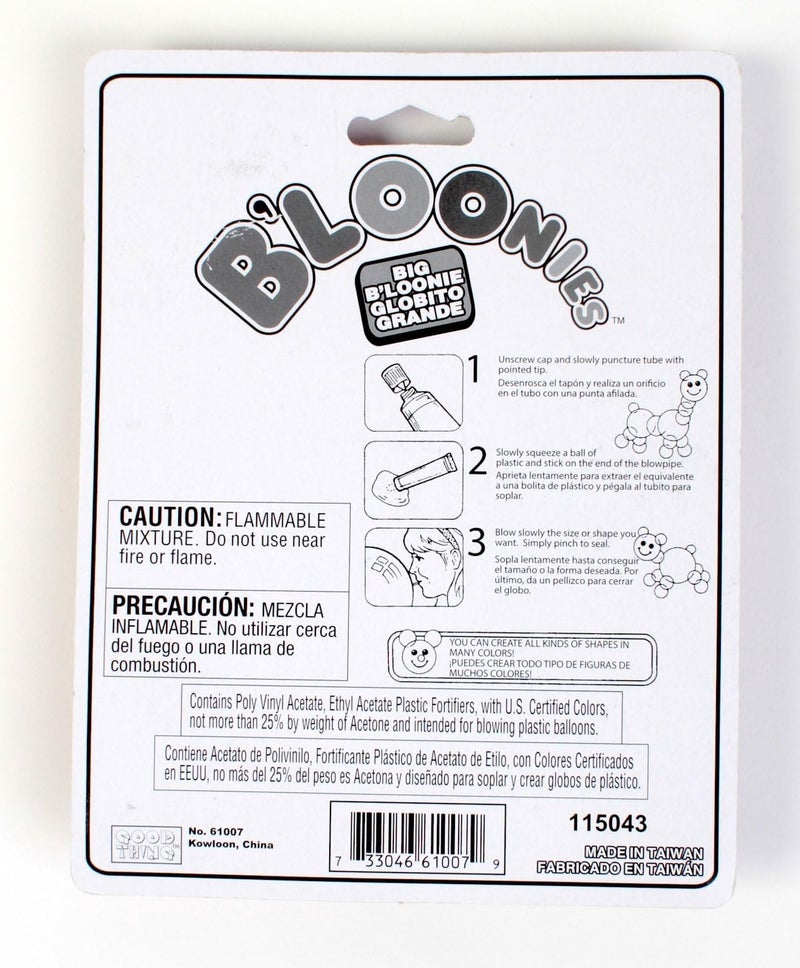 JA-RU Bloonies Magic Plastic Bubbles Variety Pack (8 Tubes per Pack) | Kids Super Elastic Bubble Balloons | Blow Up Balloons with Straw | Bubble Tube Party Favors and Gifts Fidget Toy.774-1B - Image 3
